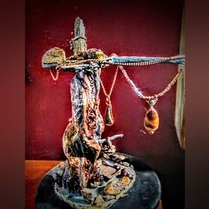 Handmade Jewelry Tree for Retail Store or the Home Boudoir